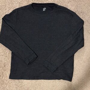 John Ashford Charcoal waffle kit long sleeve